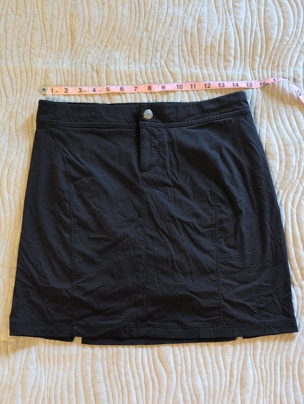 Columbia Size 4 / 36 Black Women’s Stretch Skort Skirt Drawstring Like New